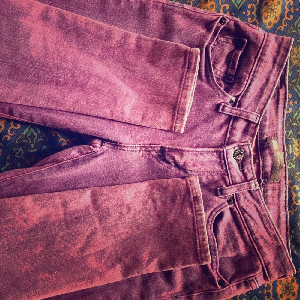 Levi’s 535 Fuchsia/Purple Legging 7M
